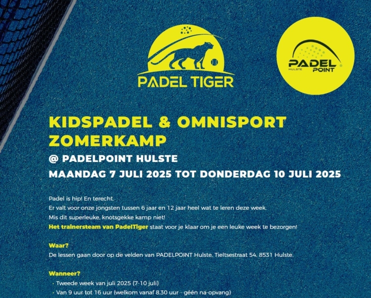 KIDS PADEL Zomerkamp